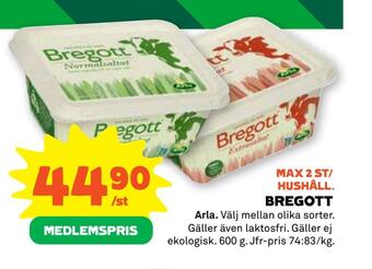 Coop Forum Bregott erbjuda