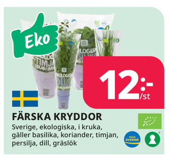 Tempo Färska kryddor erbjuda