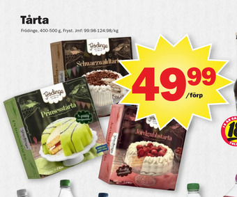Pekås Tårta erbjuda