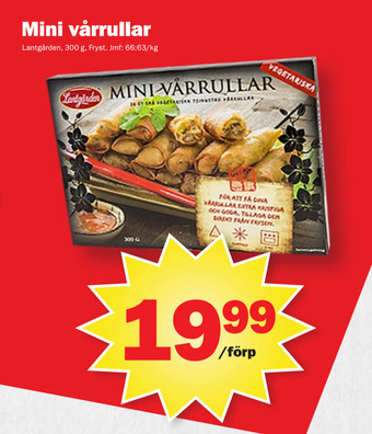 Pekås Mini vårrullar erbjuda