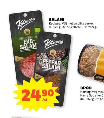 Coop Forum Salami erbjuda