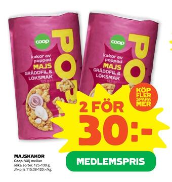 Coop Forum Majskakor erbjuda