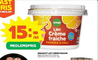 Coop Forum Smaksatt lätt crème fraiche erbjuda