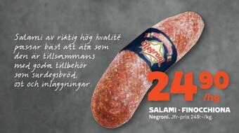 Coop Forum Salami - finocchiona erbjuda
