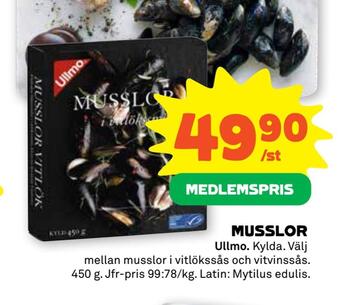 Coop Forum Musslor erbjuda