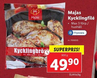 Lidl Majas Kycklingfilé erbjuda