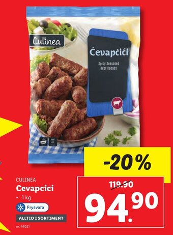 Lidl CULINEA Cevapcici erbjuda