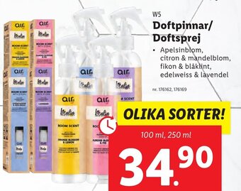 Lidl W5 Doftpinnar/ Doftsprej erbjuda