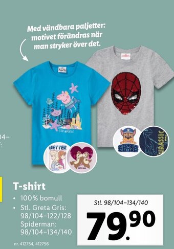 Lidl T-shirt erbjuda