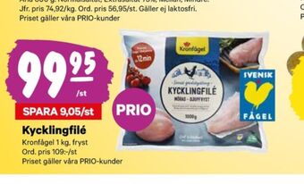 City Gross Kronfågel kycklingfilé erbjuda