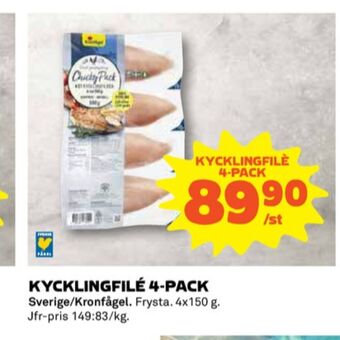 Coop Kronfågel kycklingfilé erbjuda