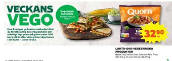 Coop Quorn vegetarmat erbjuda