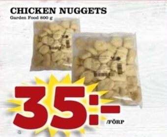 Matdax Garden food kycklingnuggets erbjuda