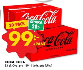ÖoB Coca cola läskedryck erbjuda