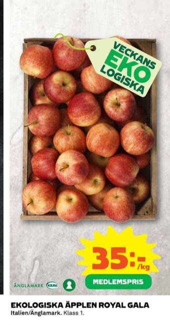Coop Änglamark äpplen erbjuda