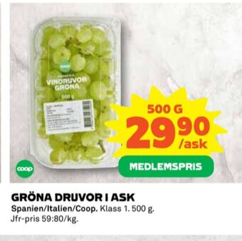 Coop Coop vindruvor erbjuda