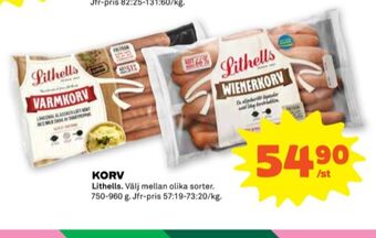 Stora Coop Lithells varmkorv erbjuda