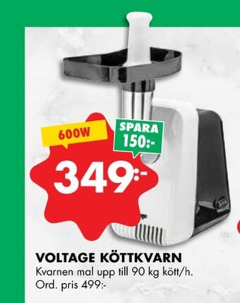ÖoB Voltage köttkvarn erbjuda