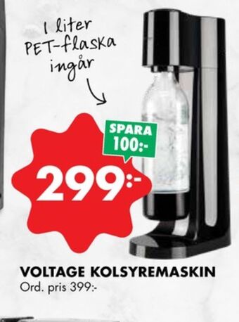 ÖoB Voltage kolsyremaskin erbjuda