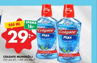 ÖoB Colgate munskölj erbjuda
