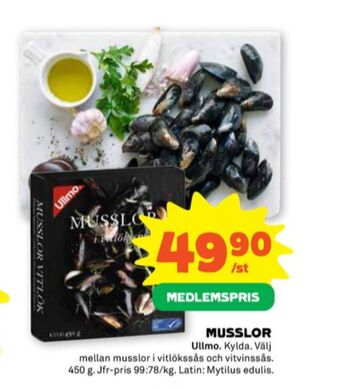 Stora Coop Ullmo blåmusslor erbjuda