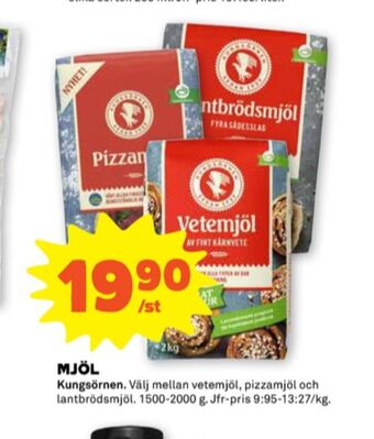 Stora Coop Kungsörnen lantbrödsmjöl erbjuda