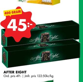 ÖoB After eight chokladask erbjuda