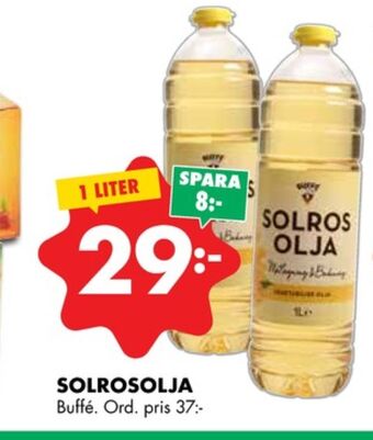 ÖoB Buffe solrosolja erbjuda