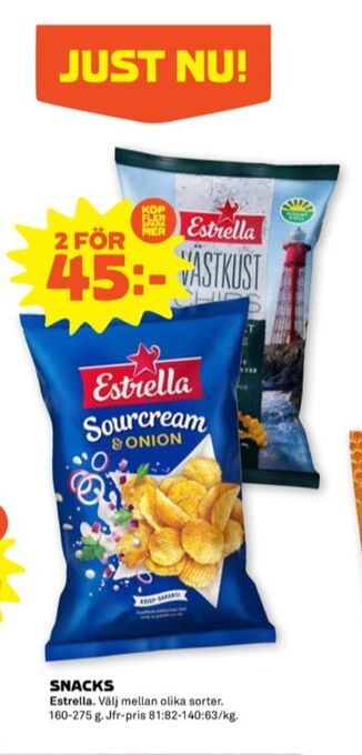 Stora Coop Västkustchips erbjuda