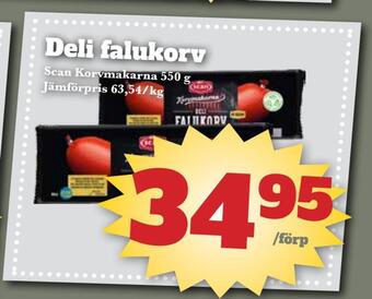 Bonum Matmarknad Deli falukorv erbjuda