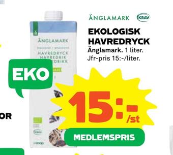 Coop Ekologisk havredryck erbjuda