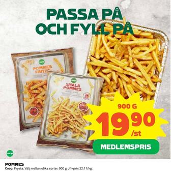 Coop Daglivs Pommes erbjuda