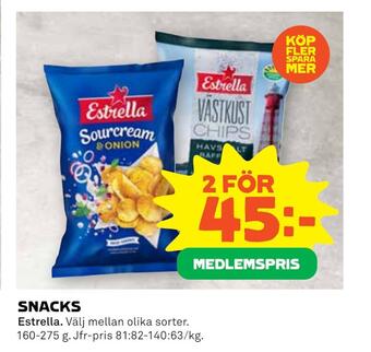 Coop Snacks erbjuda
