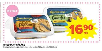 Coop Bredbart pålägg erbjuda