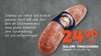 Stora Coop Salami - finocchiona erbjuda
