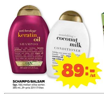 Stora Coop Schampo/balsam erbjuda