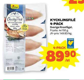 Stora Coop Kycklingfilé 4-pack erbjuda
