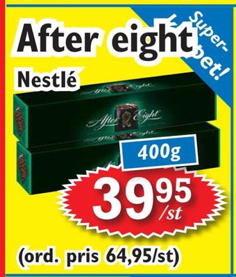 T-jarlen After eight erbjuda
