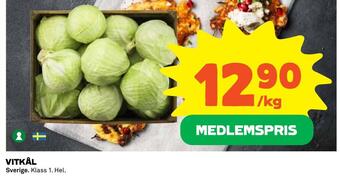 Coop Vitkål erbjuda