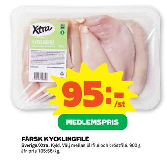Stora Coop Färsk kycklingfilé erbjuda