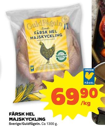 Stora Coop Färsk hel majskyckling erbjuda