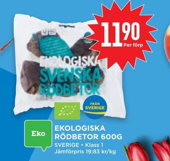 Willys Hemma Ekologiska rödbetor 600g erbjuda
