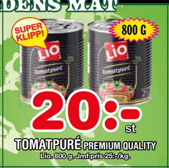 Nya Pulsen Tomatpuré erbjuda