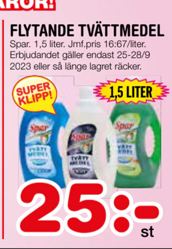 Nya Pulsen Flytande tvättmedel erbjuda