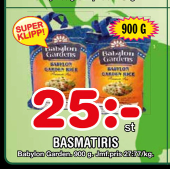 Nya Pulsen Basmatiris erbjuda