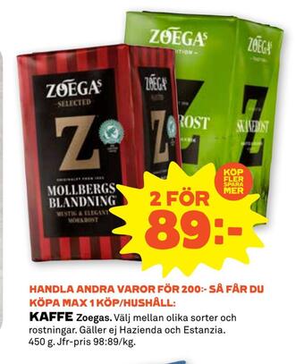 Stora Coop Kaffe erbjuda