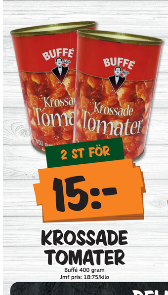 Krossade tomater