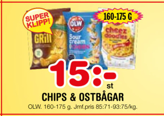 Nya Pulsen Chips & ostbågar erbjuda