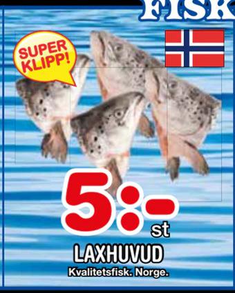 Nya Pulsen Laxhuvud erbjuda