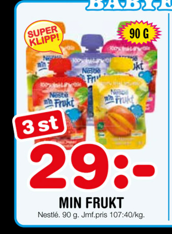 Nya Pulsen Min frukt erbjuda